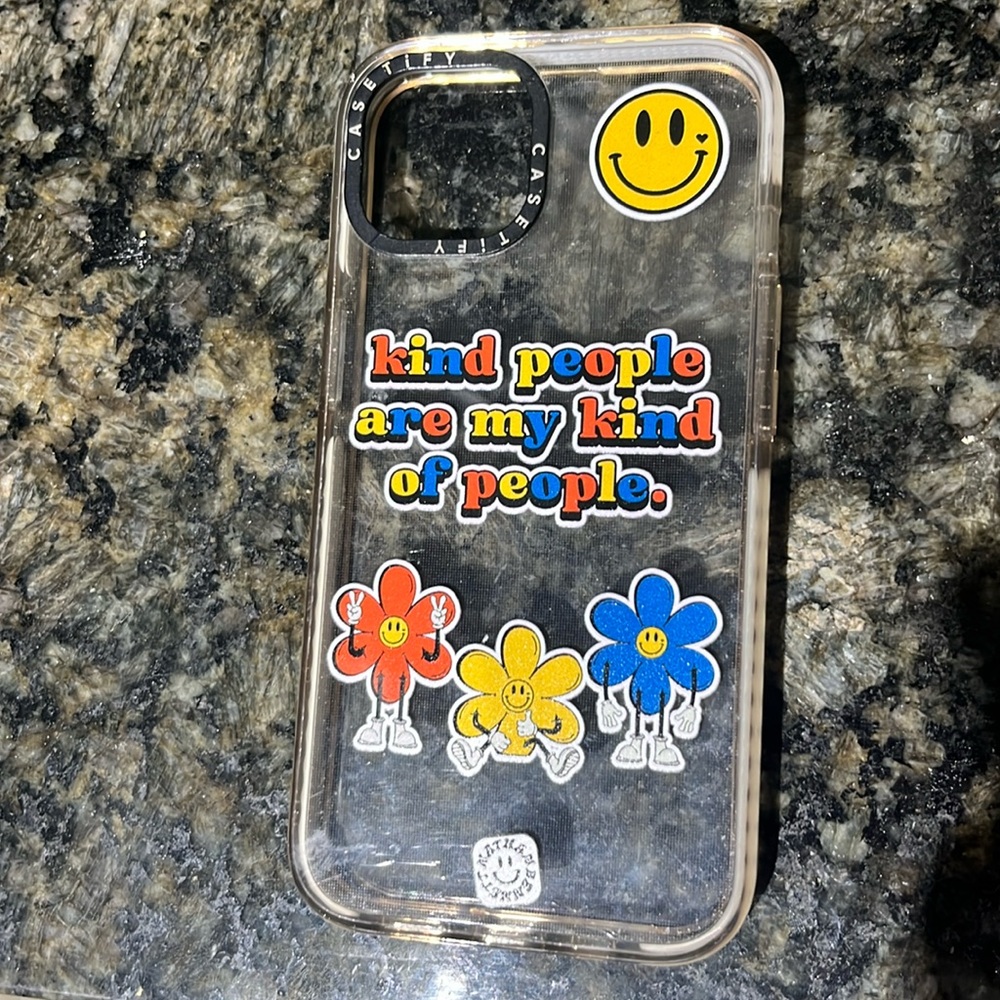 Casetify “kind people are my kind of people” Iphone 13
